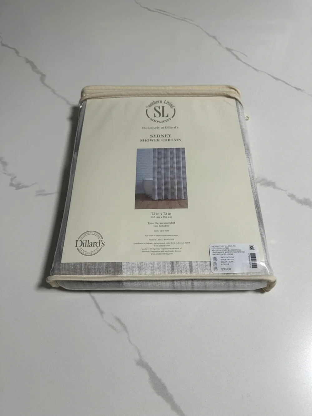 Southern Living SYDNEY Shower Curtain
